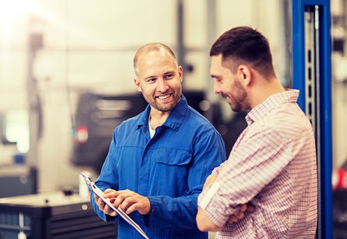 Men in Auto Shop