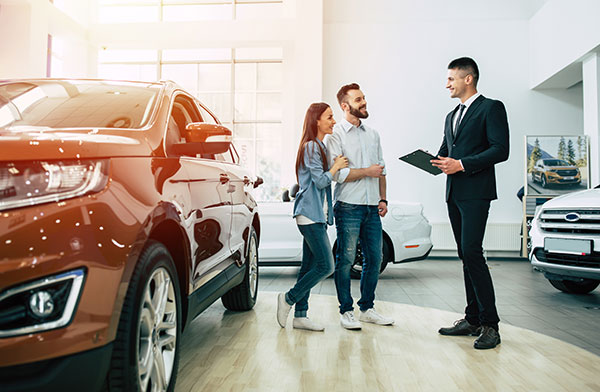 Couple Buying a Car